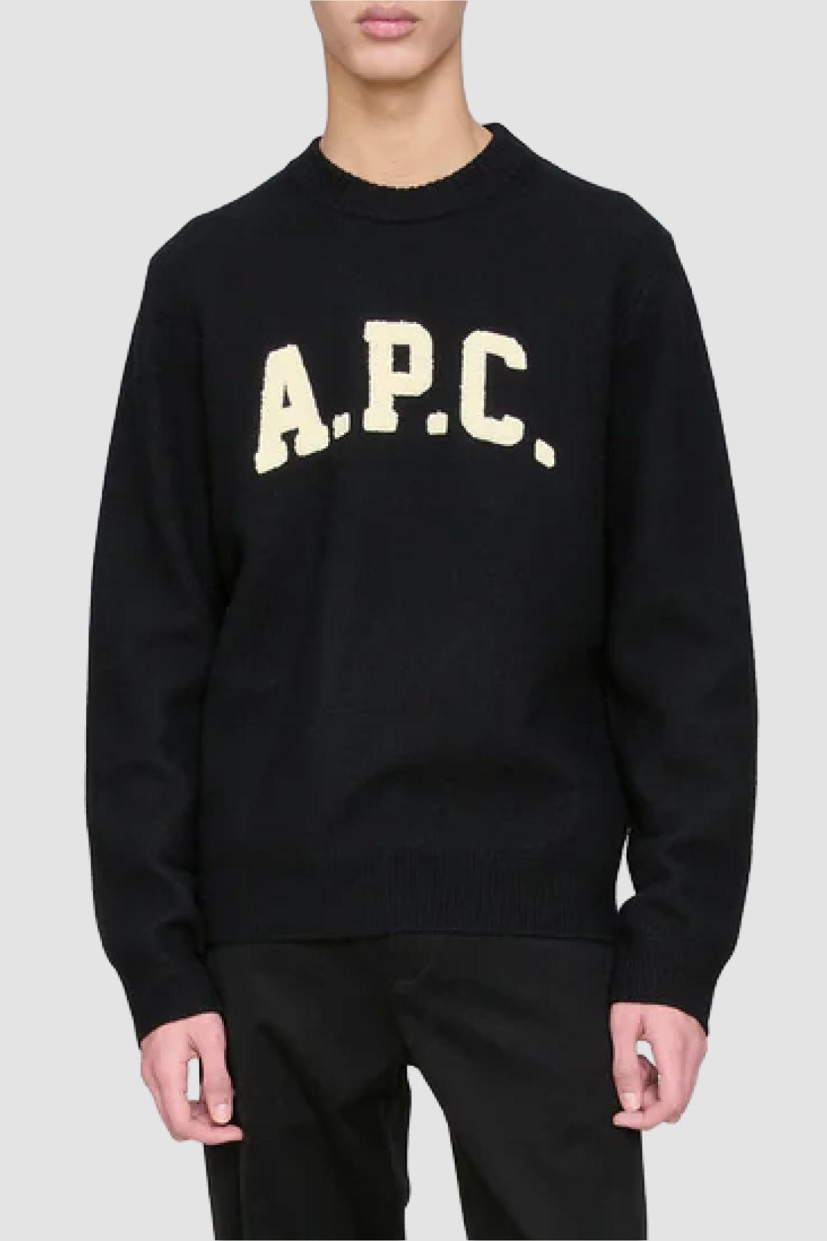 A.P.C. Jay Pullover Sweater - Black - Due West