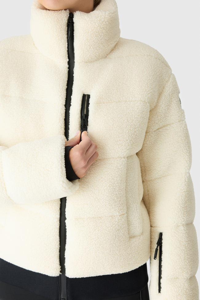 Mackage Womens Down Bomber Anaya - Cream