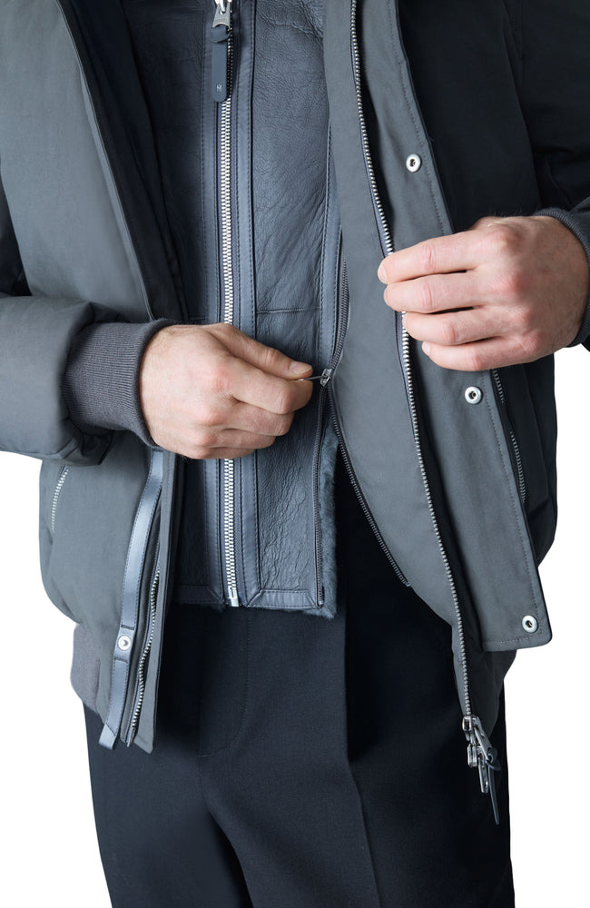 Mackage Mens Down Bomber Iker - Carbon