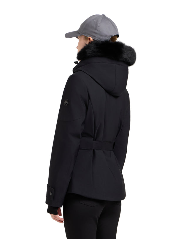 Moose Knuckles Womens Lite Jacket Willowbank 3Q - Black/Black