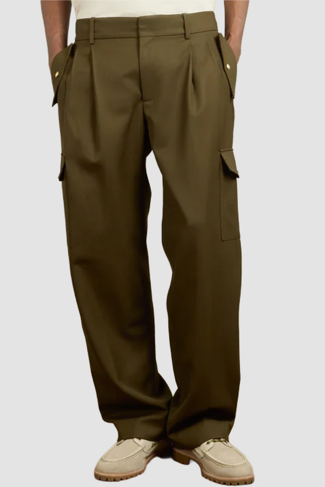 Drôle de Monsieur Le Pantalon Cargo Pants - Khaki