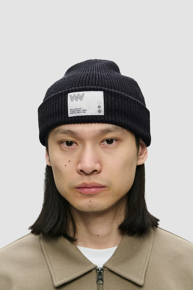 WOOD WOOD WWMilo Beanie - Black