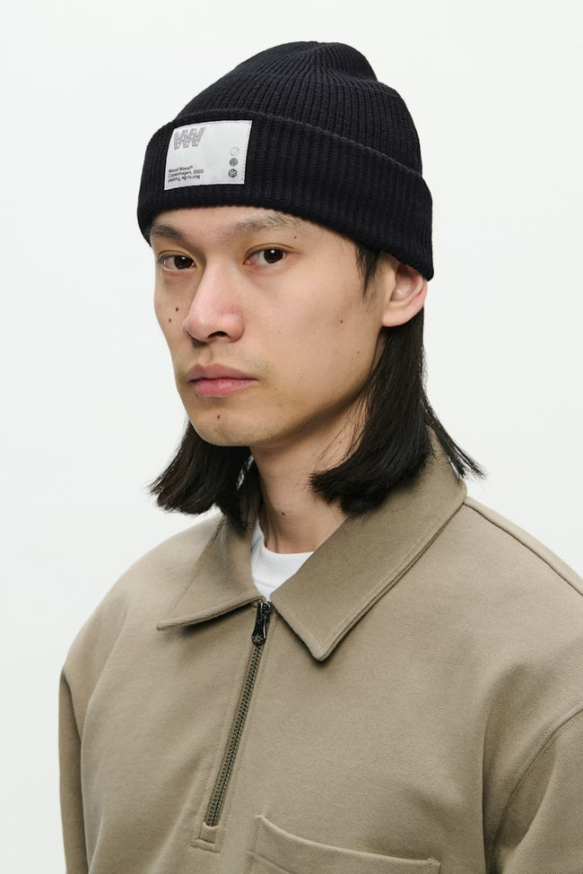 WOOD WOOD WWMilo Beanie - Black