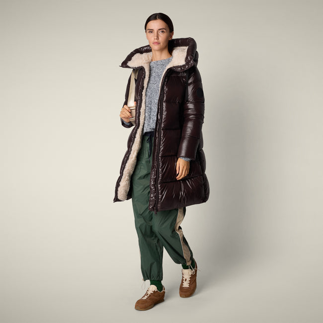 Save The Duck Womens Eco *Parka Bella - Brown/Black