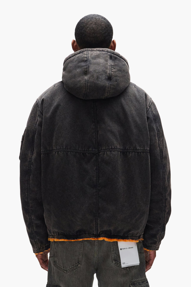 Purple Brand X Alpha Industries Bomber Jacket - Black