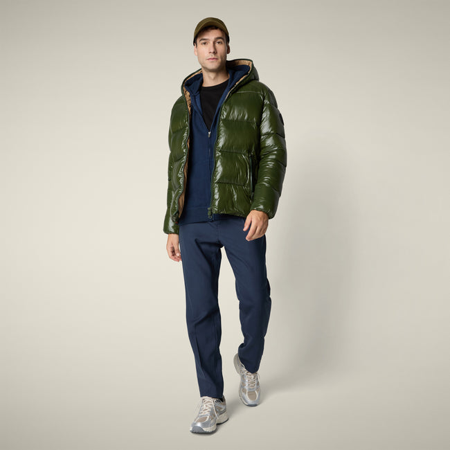 Save The Duck Mens Eco Jacket Edgard - Pine Green