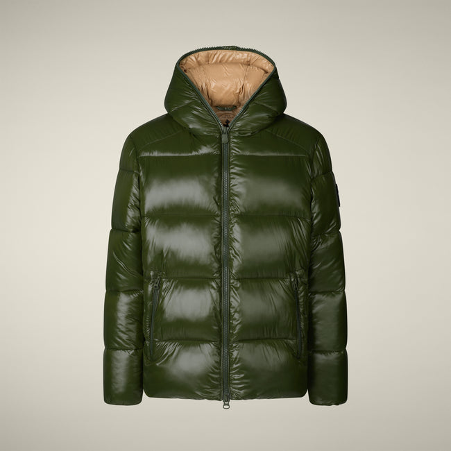Save The Duck Mens Eco Jacket Edgard - Pine Green
