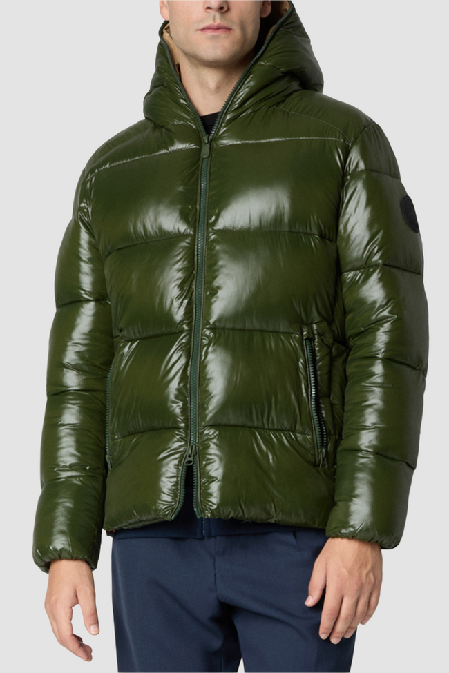 Save The Duck Mens Eco Jacket Edgard - Pine Green