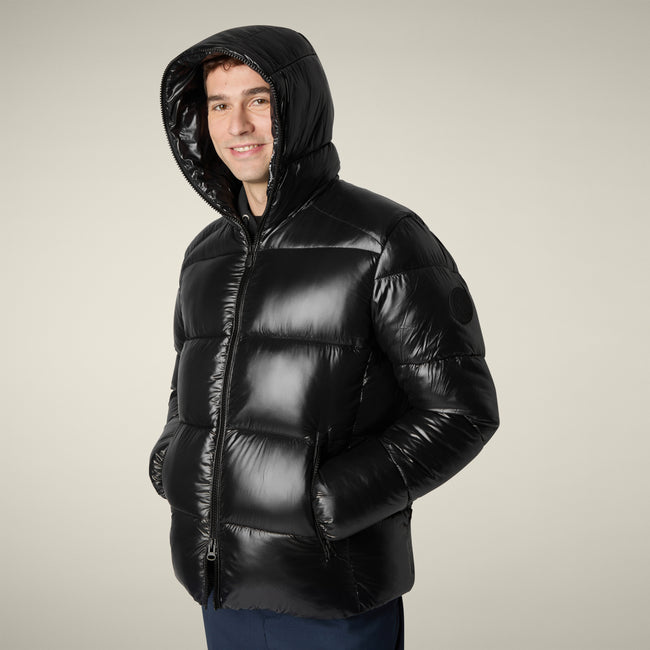 Save The Duck Mens Eco Jacket Edgard - Black
