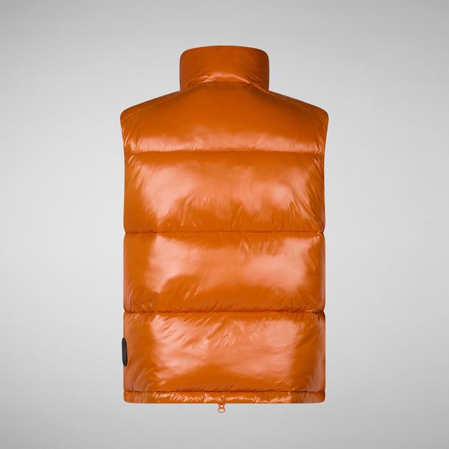 Save The Duck Mens Eco Vest Ailantus - Fox Brown