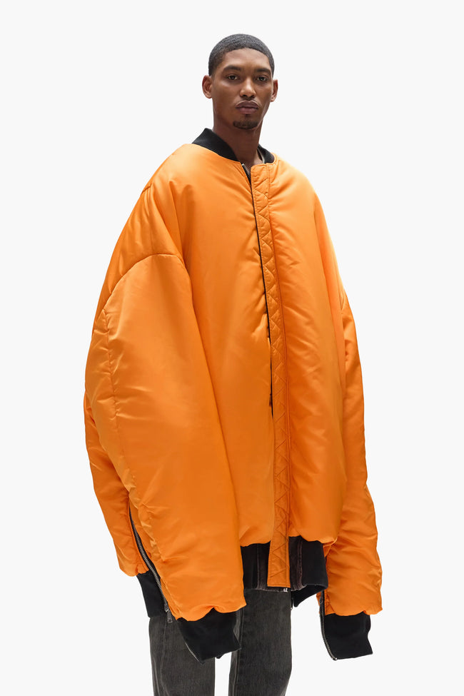 Purple Brand X Alpha Industries Giant Bomber - Black