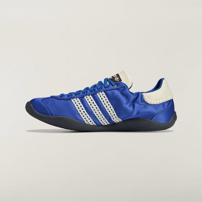 Adidas x Wales Bonner Karintha Lo Satin Sneakers - Cream White/Blue