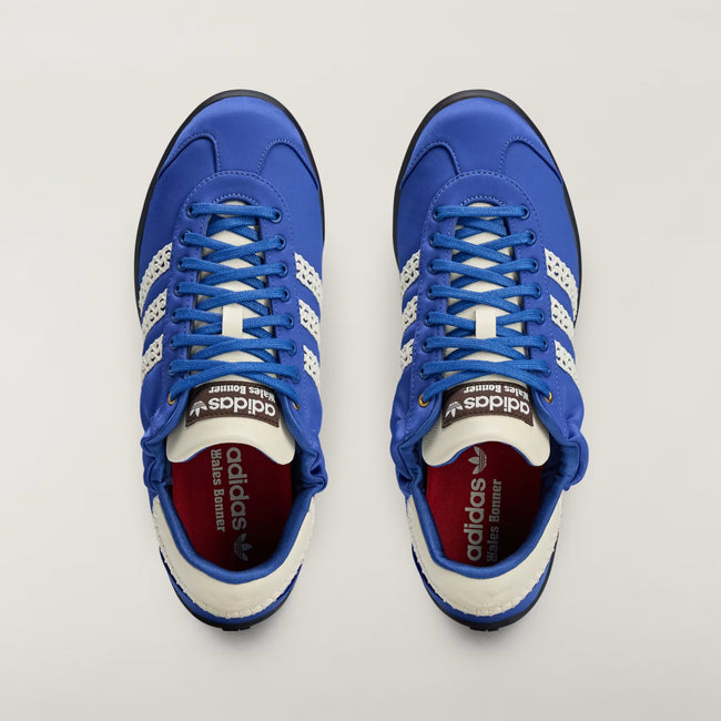 Adidas x Wales Bonner Karintha Lo Satin Sneakers - Cream White/Blue
