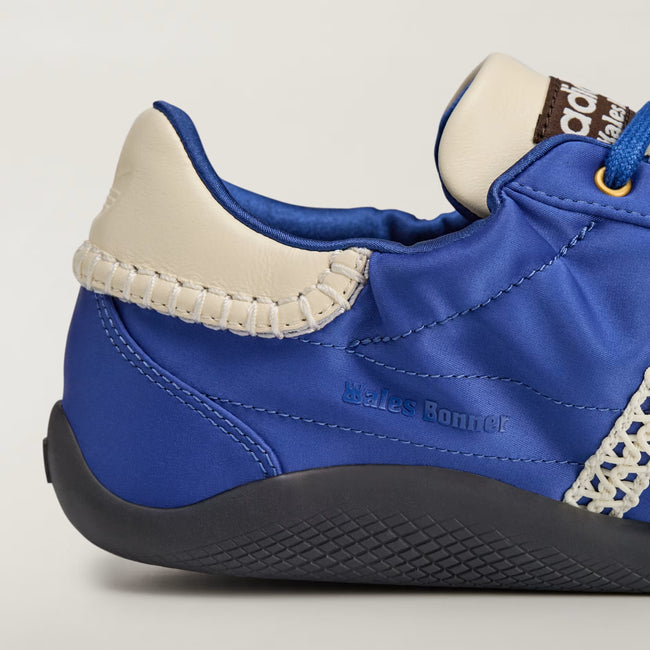 Adidas x Wales Bonner Karintha Lo Satin Sneakers - Cream White/Blue
