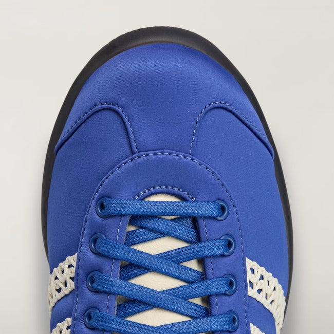 Adidas x Wales Bonner Karintha Lo Satin Sneakers - Cream White/Blue