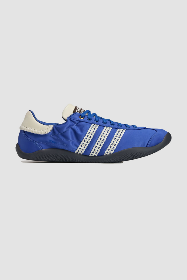 Adidas x Wales Bonner Karintha Lo Satin Sneakers - Cream White/Blue