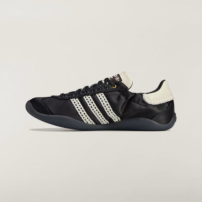 Adidas x Wales Bonner Karintha Lo Satin Sneakers - Core Black/Dark Brown/Cream White