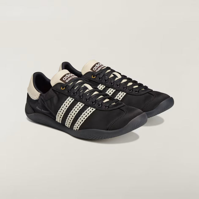 Adidas x Wales Bonner Karintha Lo Satin Sneakers - Core Black/Dark Brown/Cream White