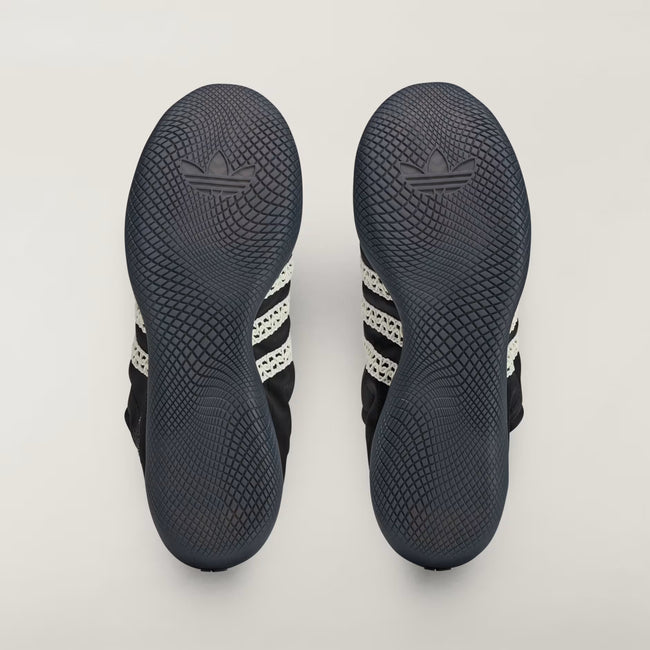 Adidas x Wales Bonner Karintha Lo Satin Sneakers - Core Black/Dark Brown/Cream White