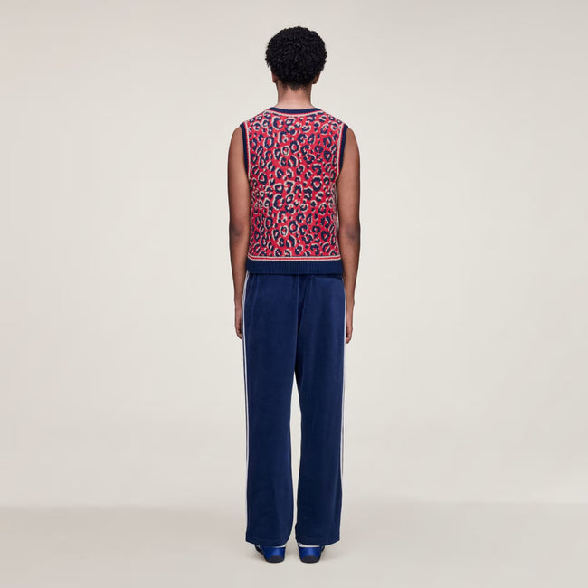 Adidas x Wales Bonner WB Knit Vest - Collegiate Navy/Magic Beige/Better Scarlet