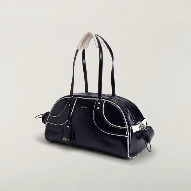 Adidas x Wales Bonner WB Large Leather Bowling Bag - Black