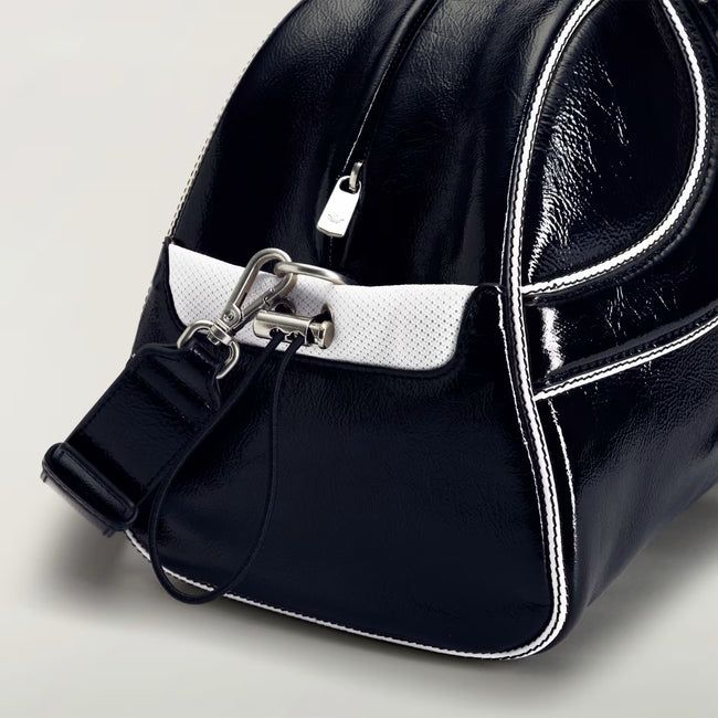 Adidas x Wales Bonner WB Large Leather Bowling Bag - Black