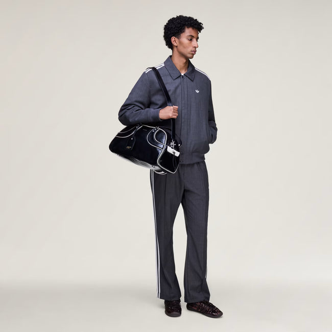 Adidas x Wales Bonner WB Large Leather Bowling Bag - Black