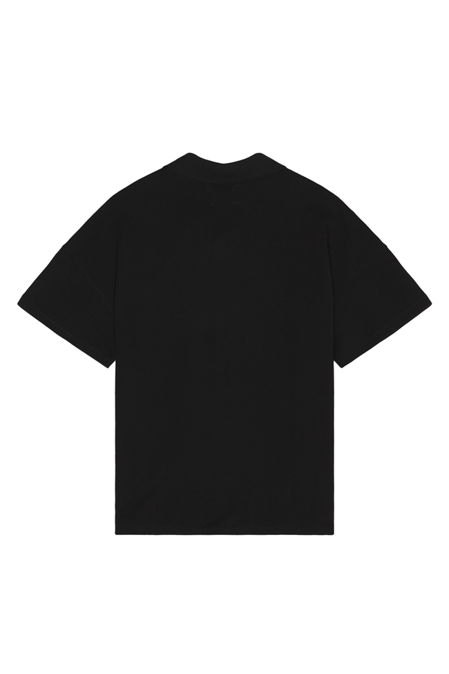 Rhude Boxy Polo - Black/White