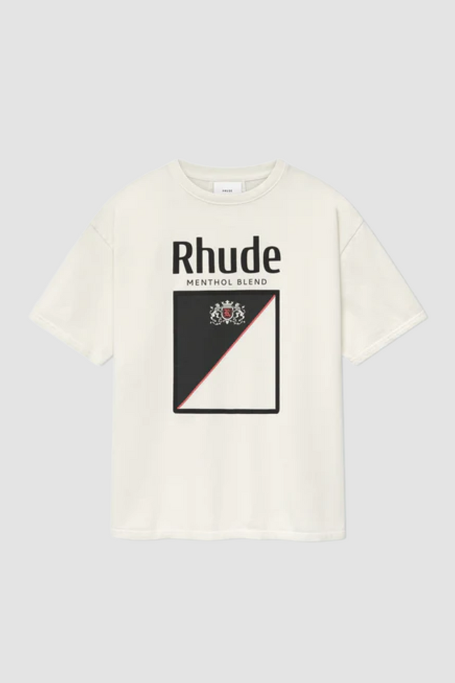 Rhude Collins Fumar Tee - White/Black/Red