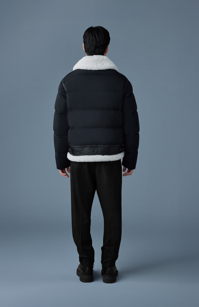 Mackage Mens Down Jacket Robert - Black/Natural