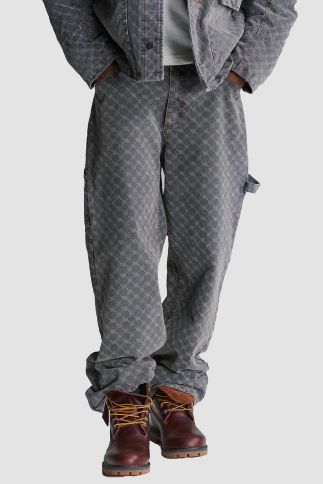 Daily Paper Monogram Workwear Amba Jeans - Grey