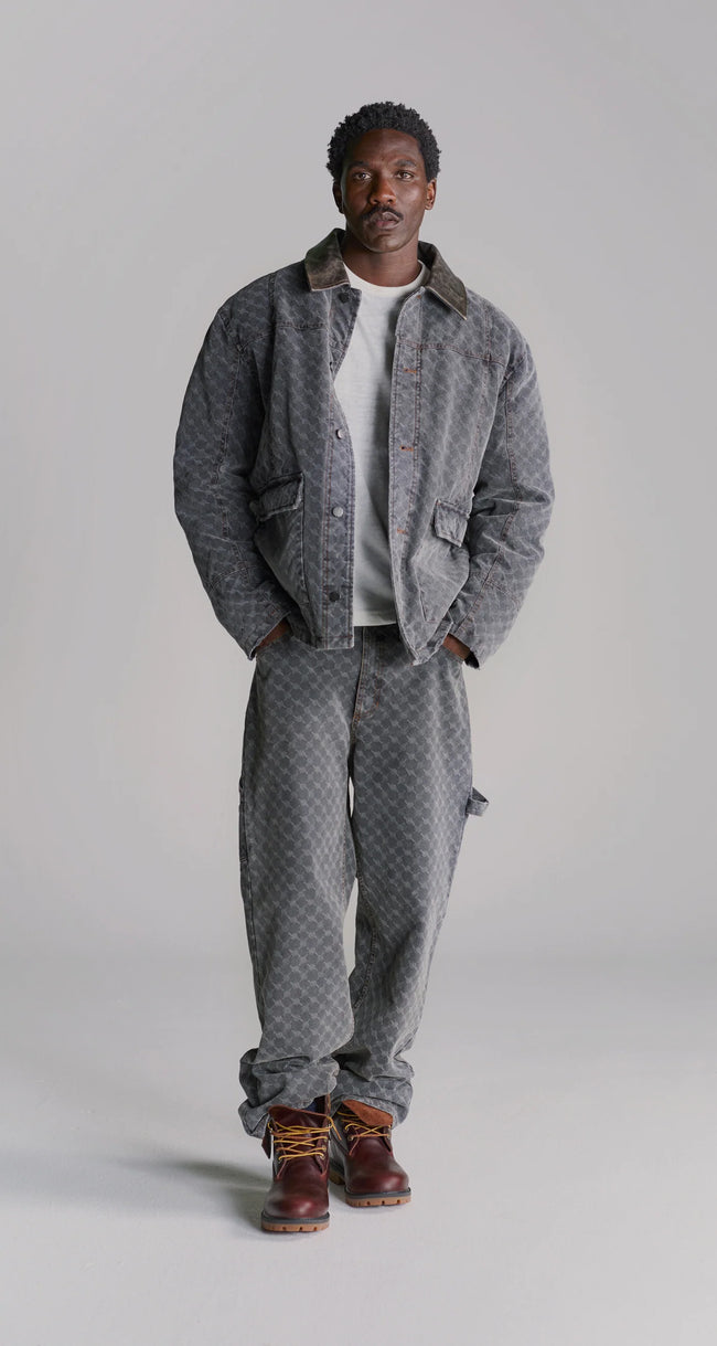 Daily Paper Monogram Workwear Amba Jeans - Grey