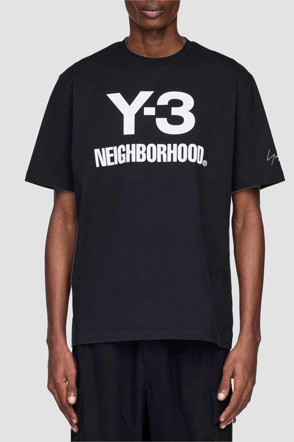 Y-3 x NEIGHBORHOOD Logo Tee - Black - Due West