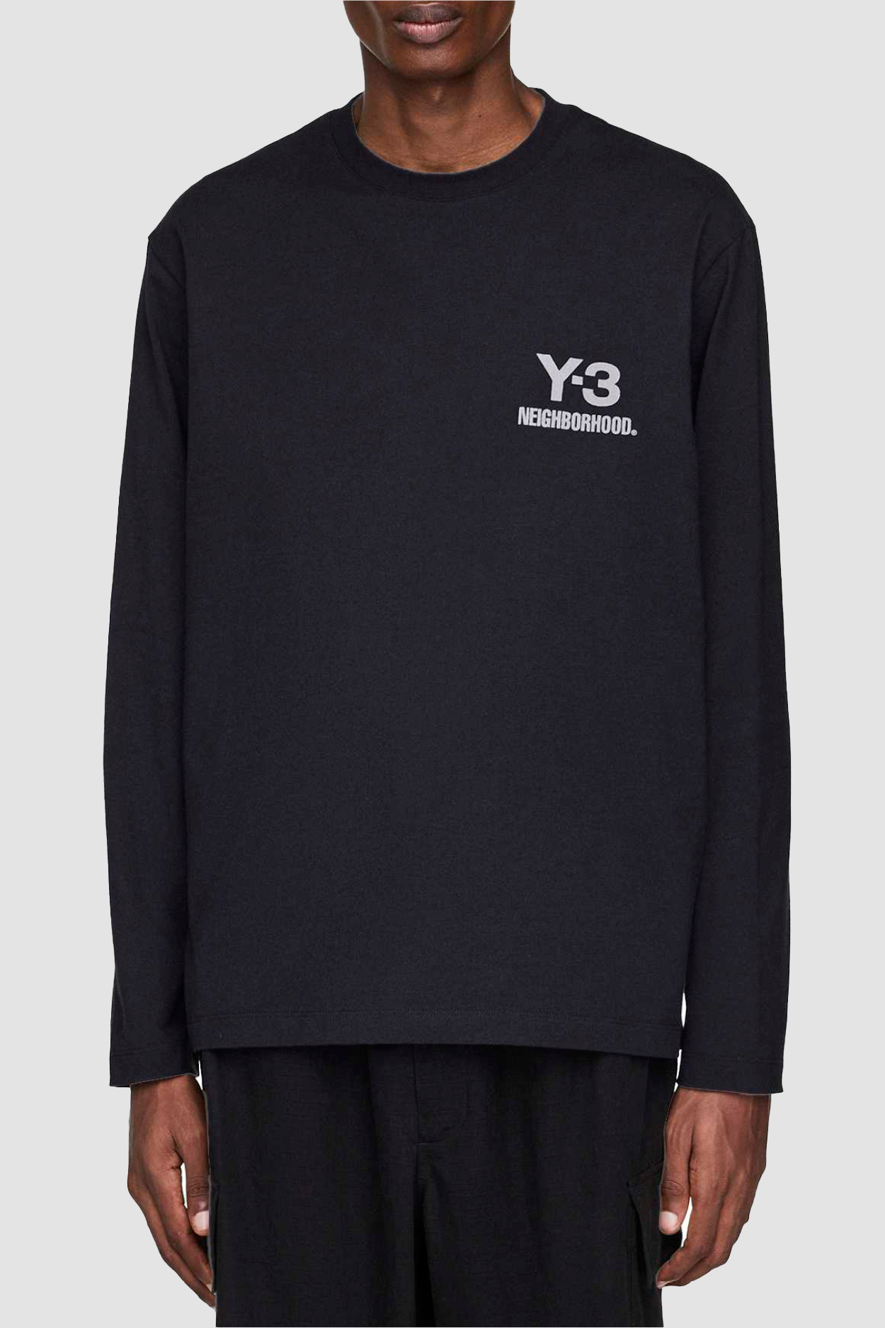 Y-3 x NEIGHBORHOOD Logo L/S Tee - Black - Due West