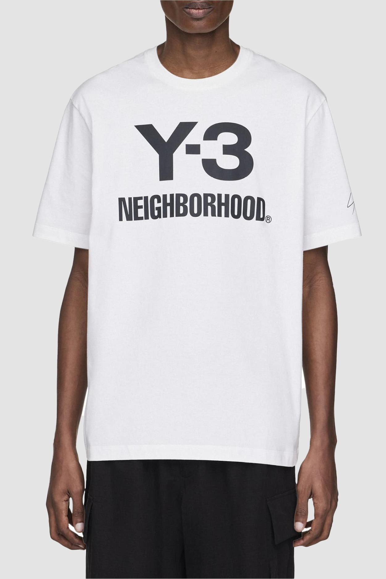 トップス Y-3 x NEIGHBORHOOD Logo Tee White Y-3 x NEIGHBORHOOD Logo Tee - White - Due West