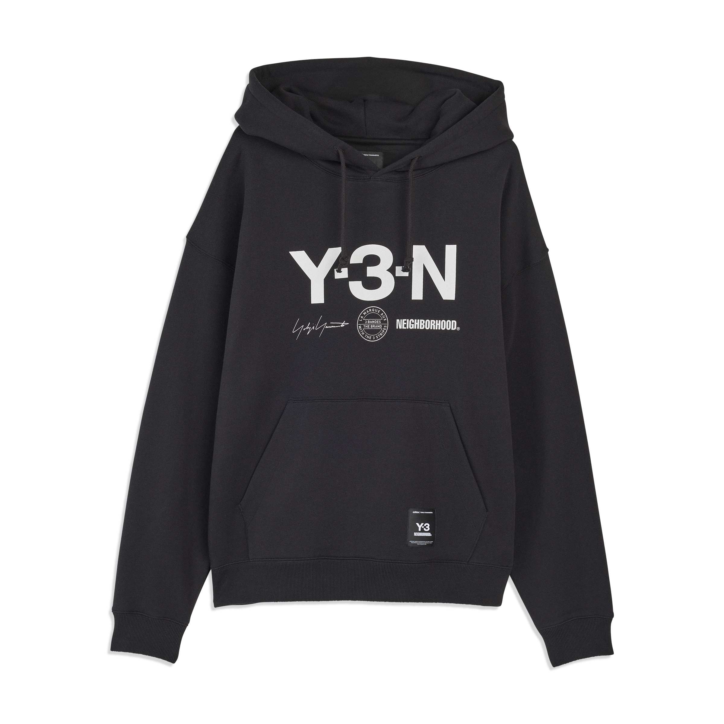 Y-3 x NEIGHBORHOOD Graphic Hoodie - Black - Due West