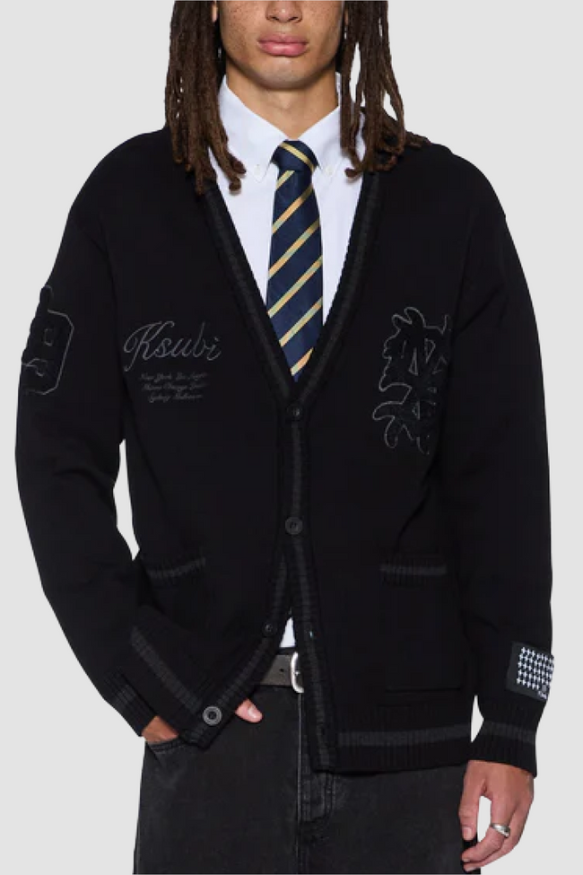 Ksubi Playoff Cardigan - Black