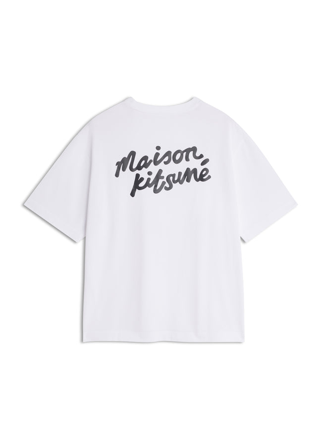 Maison Kitsuné Handwriting Oversized Tee - White