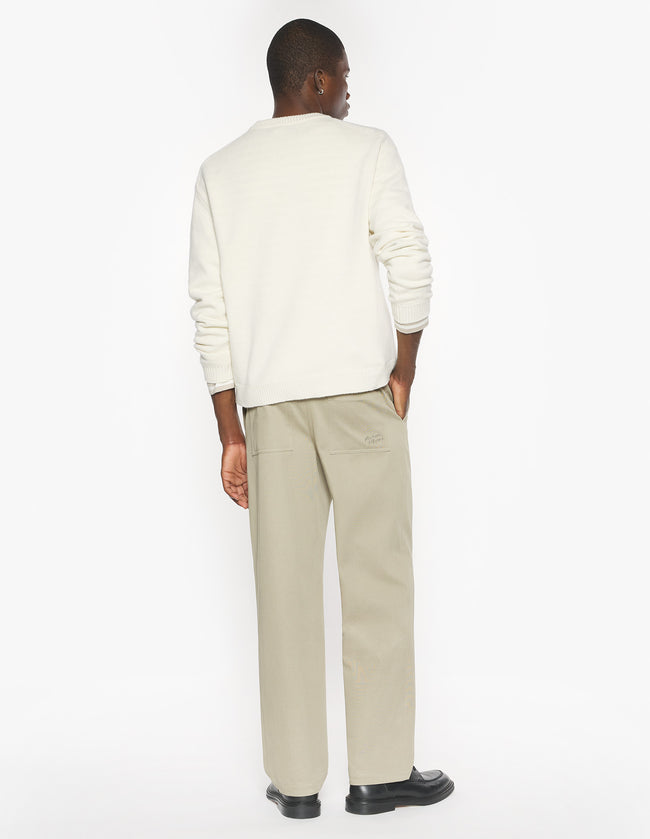 Maison Kitsuné Relaxed Pants - Concrete Beige