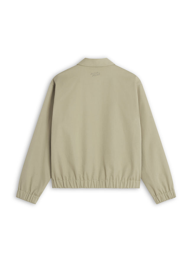 Maison Kitsuné Elasticated Zipped Jacket - Concrete Beige