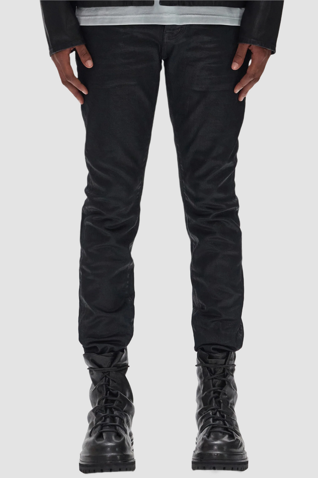 Purple Brand P001 Coated Indigo Jeans - Black
