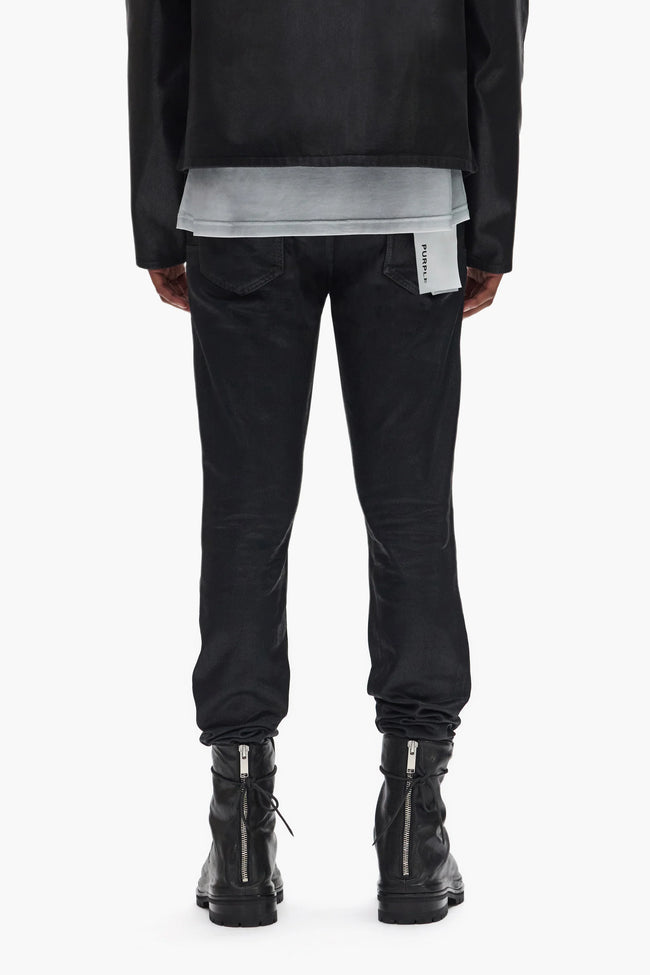 Purple Brand P001 Coated Indigo Jeans - Black