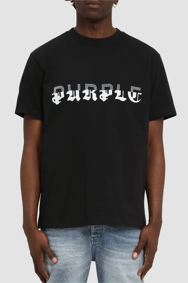 Purple Brand Heavyweight Pearl Tee - Black