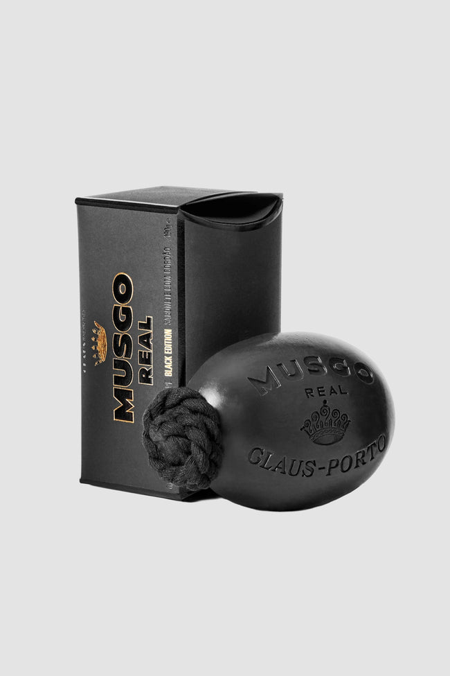 Musgo Real Soap On A Rope - Black Edition