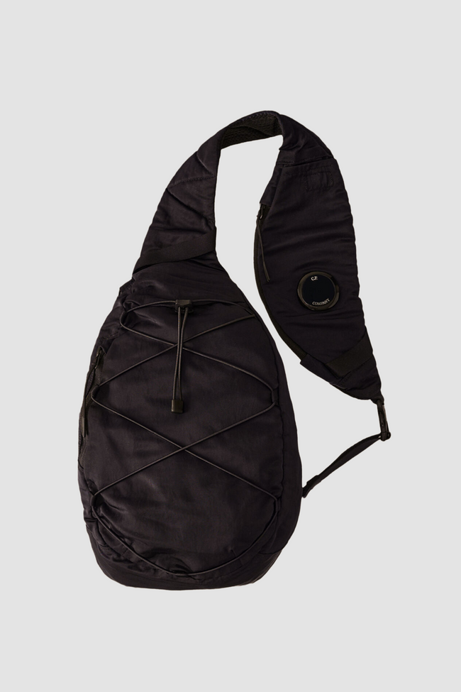 C.P. Company 35A Nylon B Lens Crossbody Bag - Navy