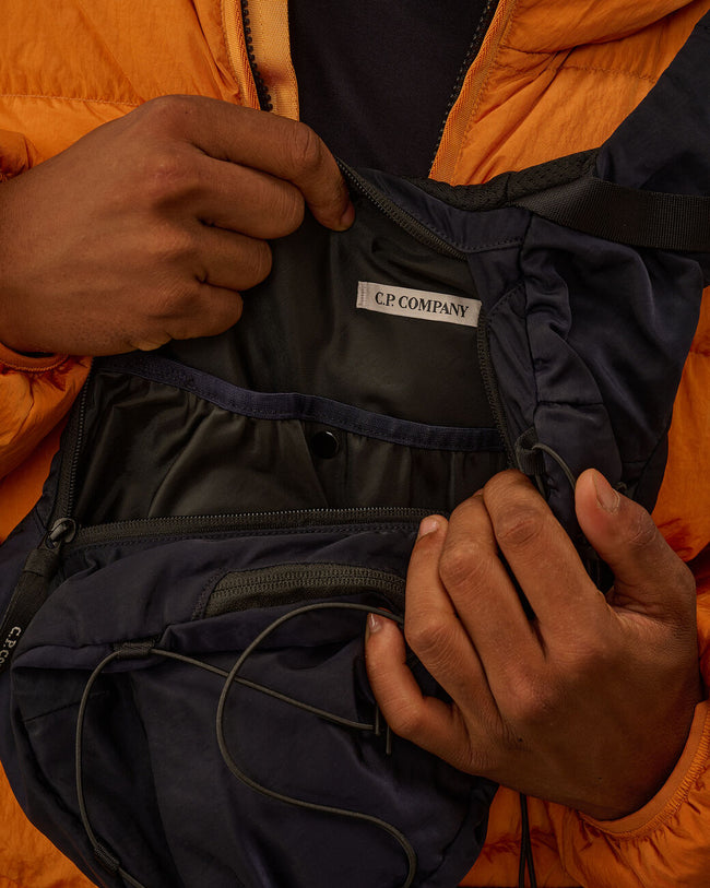 C.P. Company 35A Nylon B Lens Crossbody Bag - Navy