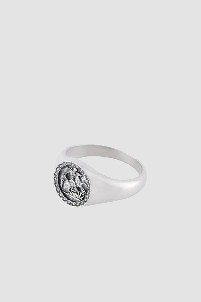 Serge DeNimes St George Ring - Silver