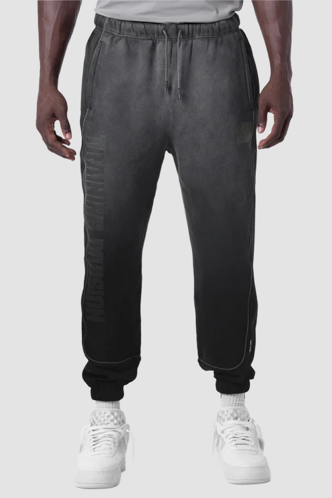 ASRV Tech-Terry Mesh Panel Sweatpants - Black