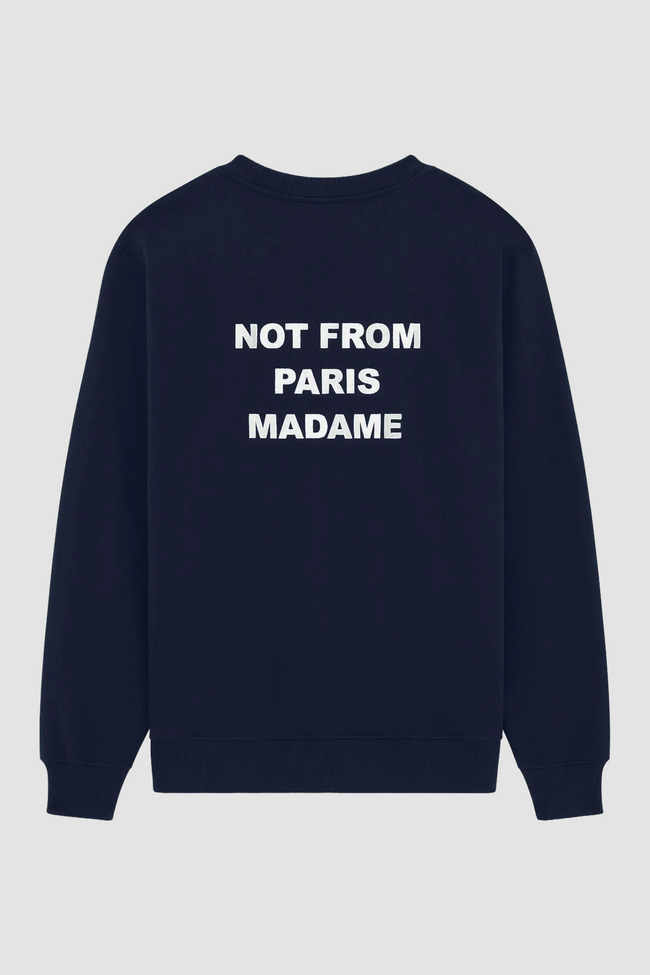 Drôle de Monsieur Slogan Crewneck - Navy