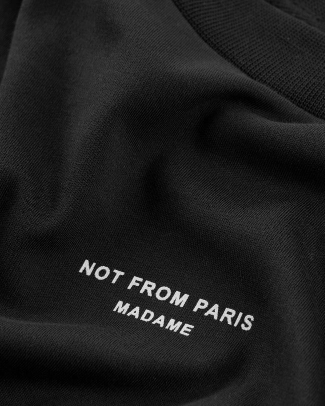 Drôle de Monsieur Slogan Classique Tee - Black